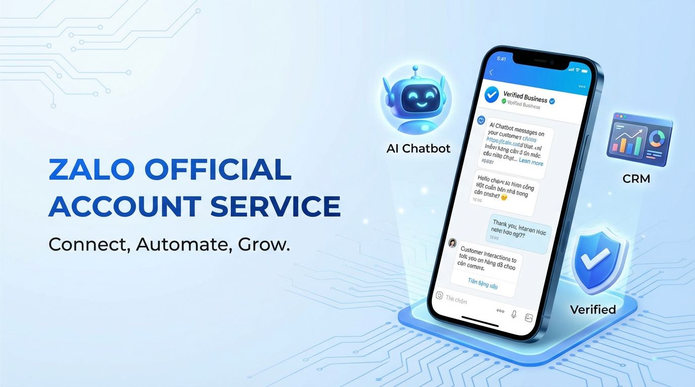 Dịch vụ Zalo Official Account (OA) Trọn Gói: Tự Động Hóa CSKH & Tăng Trưởng Doanh Số
