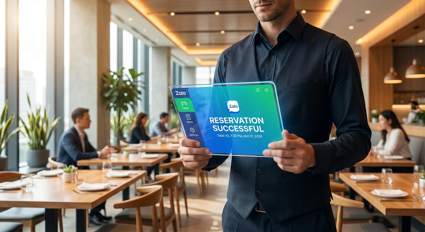 Zalo Mini App F&B: Giải Pháp Đặt Bàn Tự Động Top 1 Năm 2026