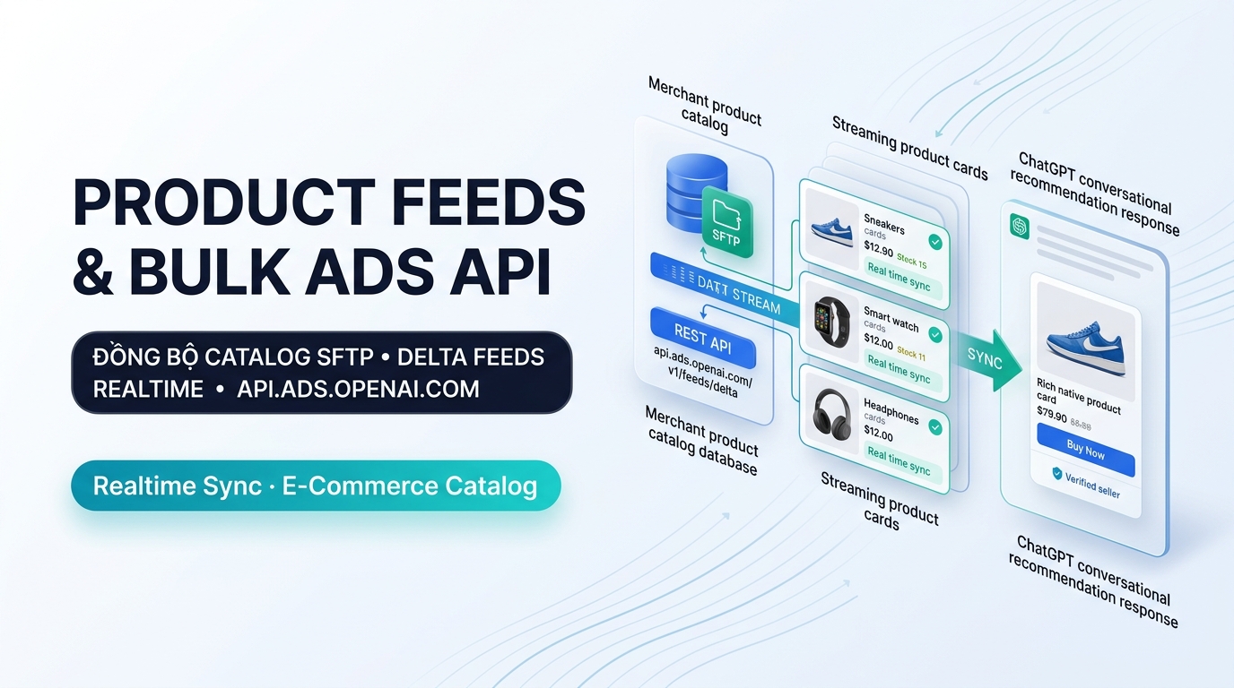 Tự Động Hóa Chiến Dịch Quảng Cáo ChatGPT Hàng Loạt Bằng OpenAI Advertiser API & Bulk API Cho Agency