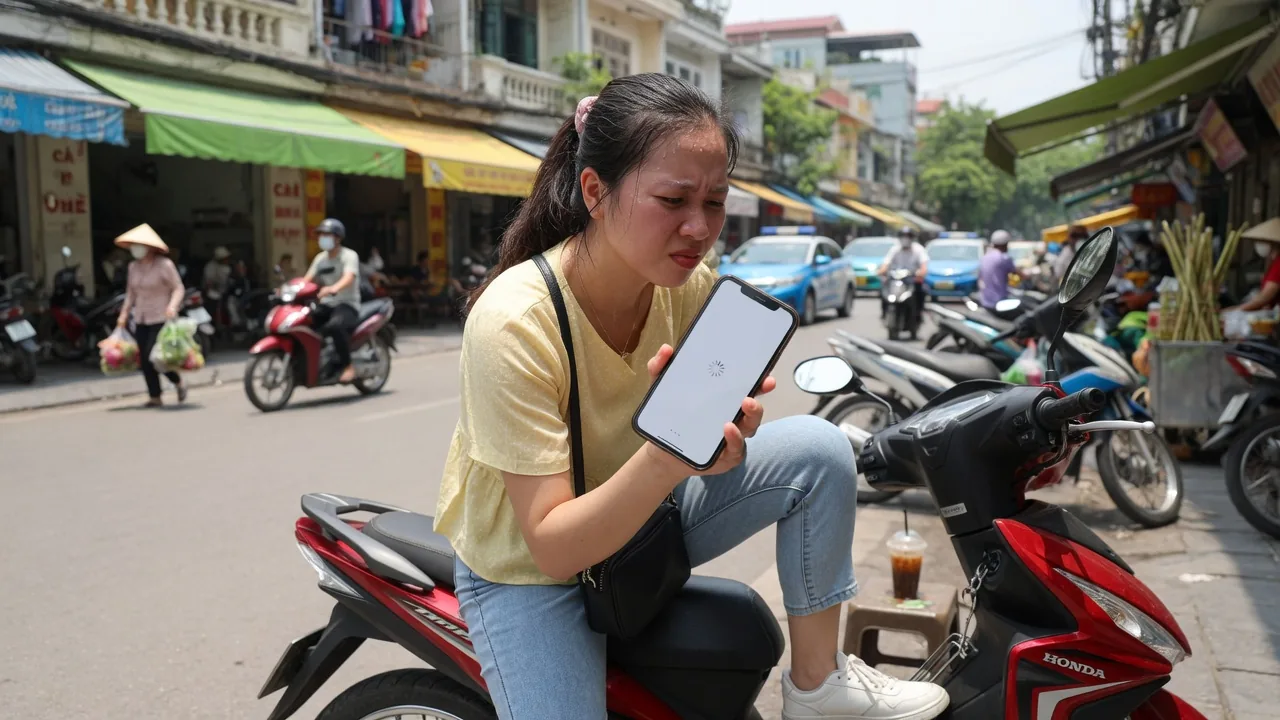 Khách Việt bực bội vì website mở chậm trên điện thoại ngoài đường