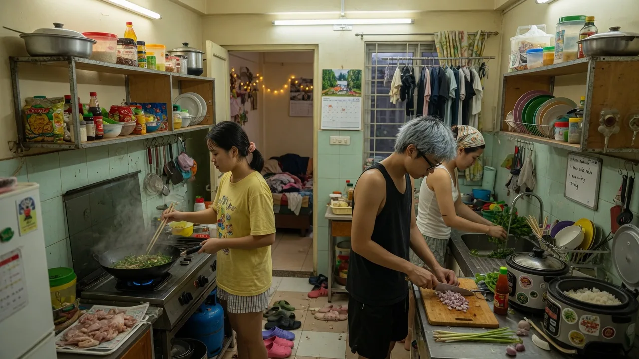 Sky Home Coliving: CHome — 120 giường hóa đơn & hợp đồng không còn Excel vỡ — Coliving 120 giường: hợp đồng-cọc-điện nước-nhắc nợ tay. CHome số hóa — kế toán 