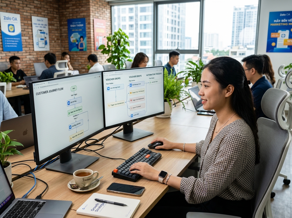 Luồng kịch bản 4 bước dẫn dắt khách hàng từ tò mò đến chốt đơn thanh toán