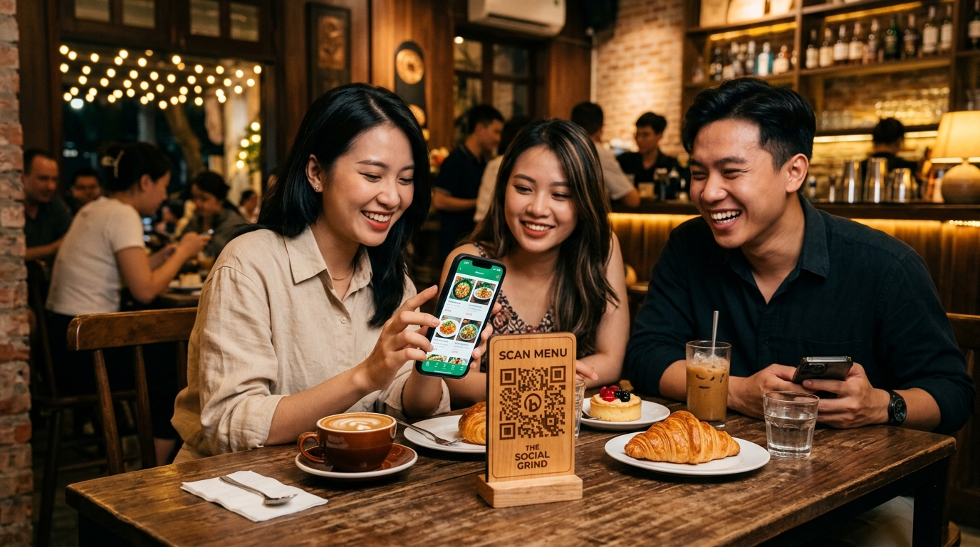 Số Hóa Nhà Hàng & Quán Cafe Với Menu Điện Tử QR Trên Zalo: Cắt Giảm 50% Nhân Sự Phục Vụ