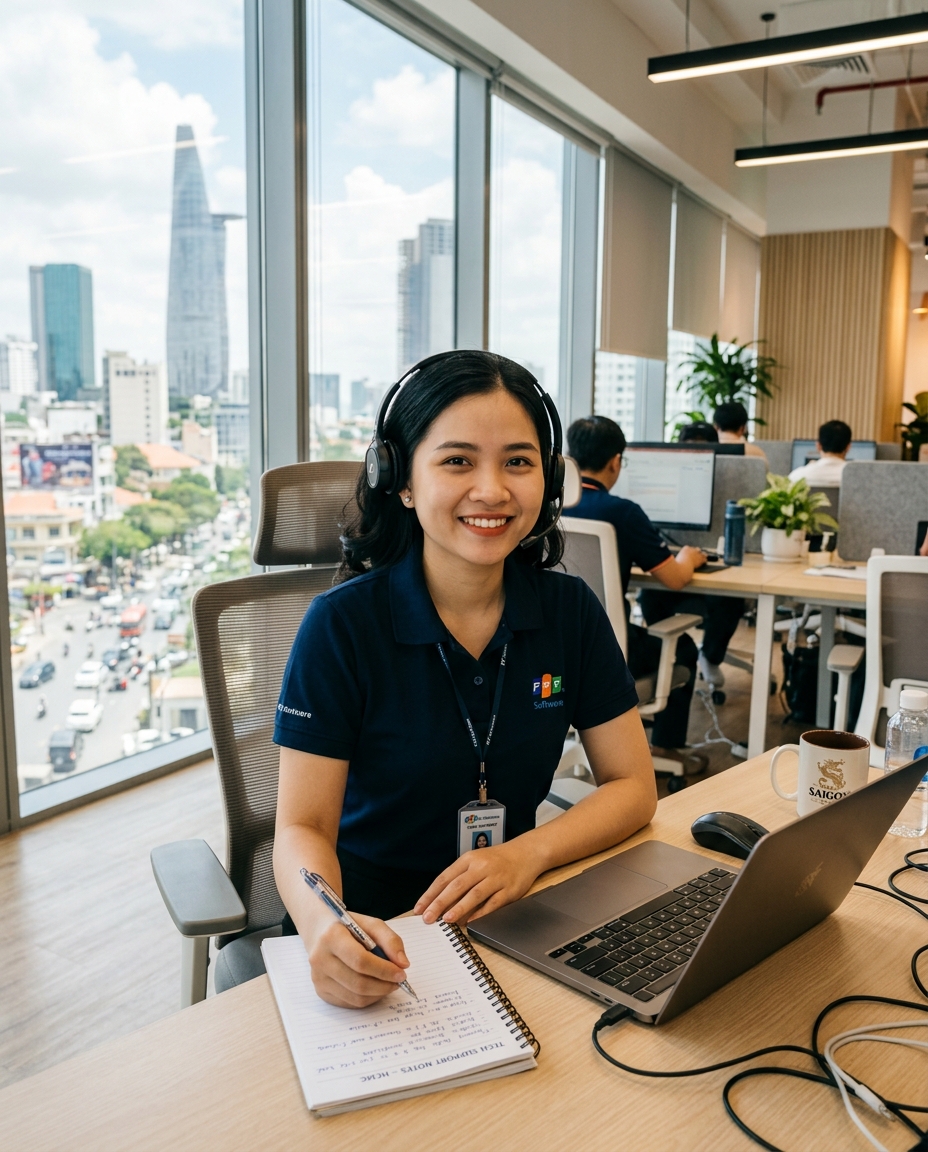 Chuyên viên tư vấn giải đáp thắc mắc dịch vụ Zalo ZNS