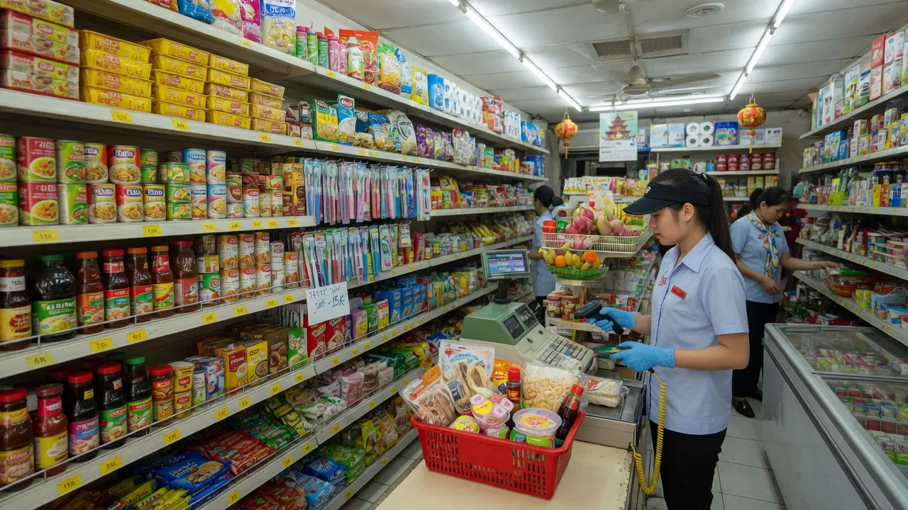 Minimart 24H: Cshop omnichannel — POS + Zalo đặt hàng giao gần — Cửa hàng tiện lợi 2 ca: POS bán tại quầy, Zalo nhận đơn giao 1–2km, tồn một nguồ