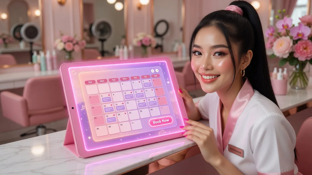Lễ tân và CSKH brand trên Zalo OA cho spa