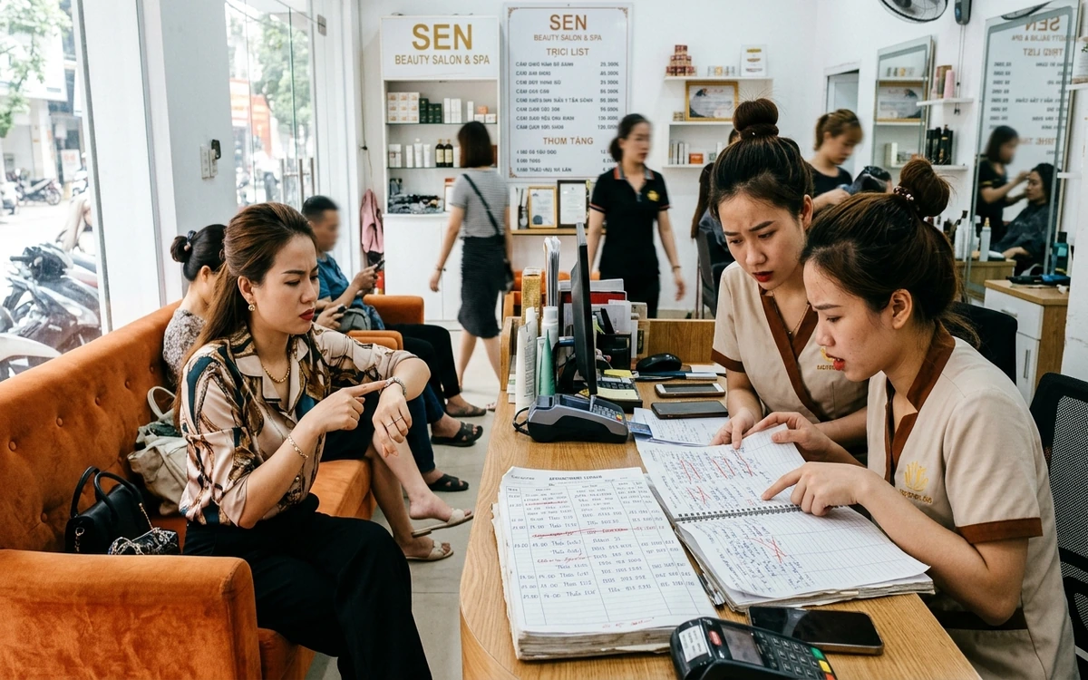Lịch hẹn spa rối và no-show