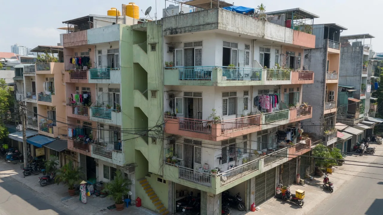 Tòa nhà / dãy phòng trọ phù hợp triển khai CHome