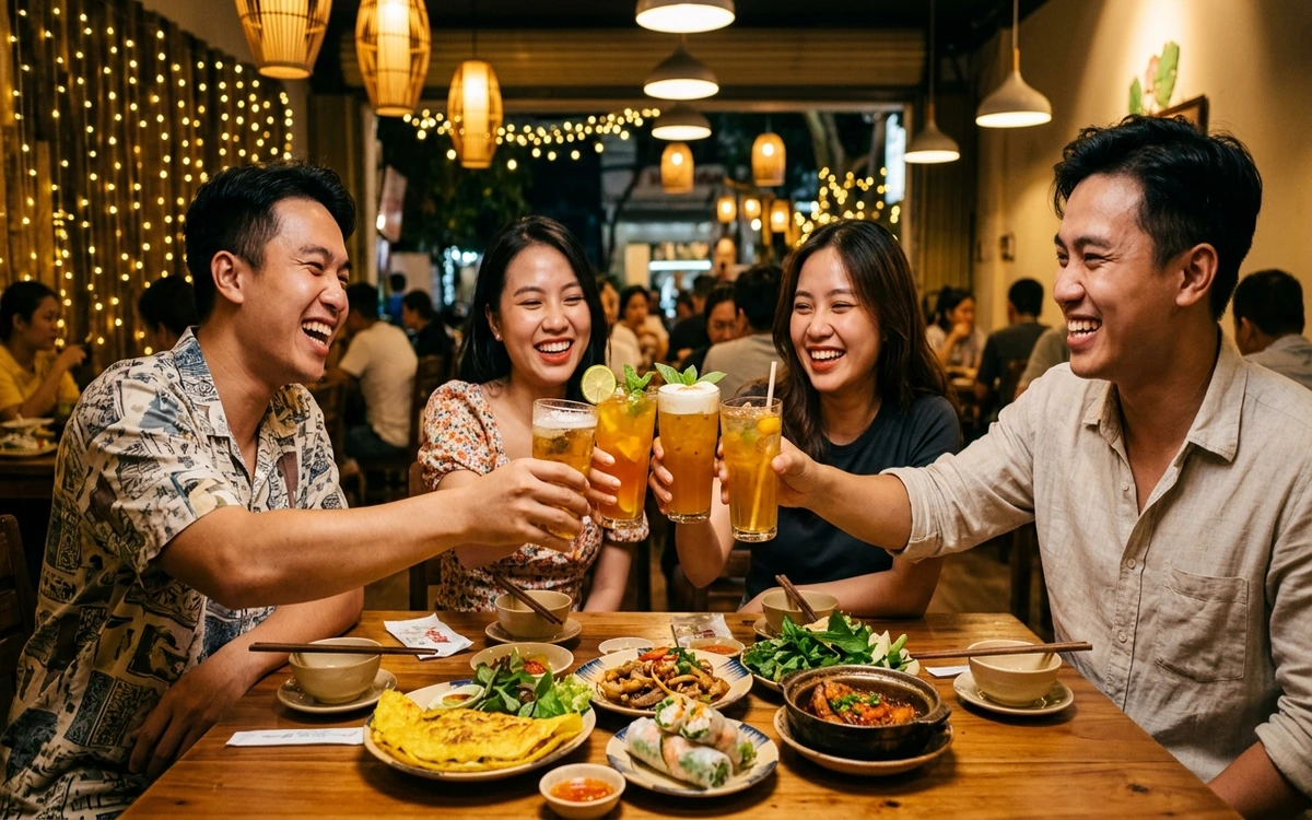 Phục vụ món và chăm sóc sau order