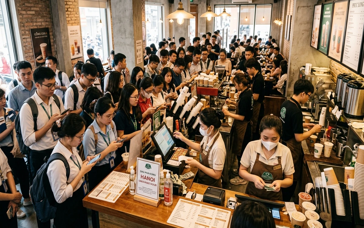 Giờ cao điểm nhà hàng rối loạn order