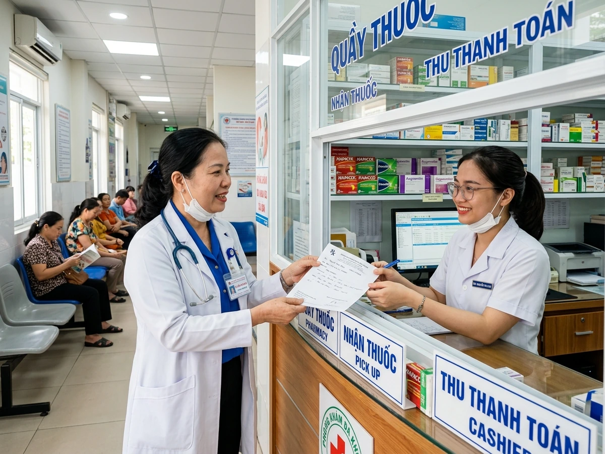Phòng khám có quầy thuốc
