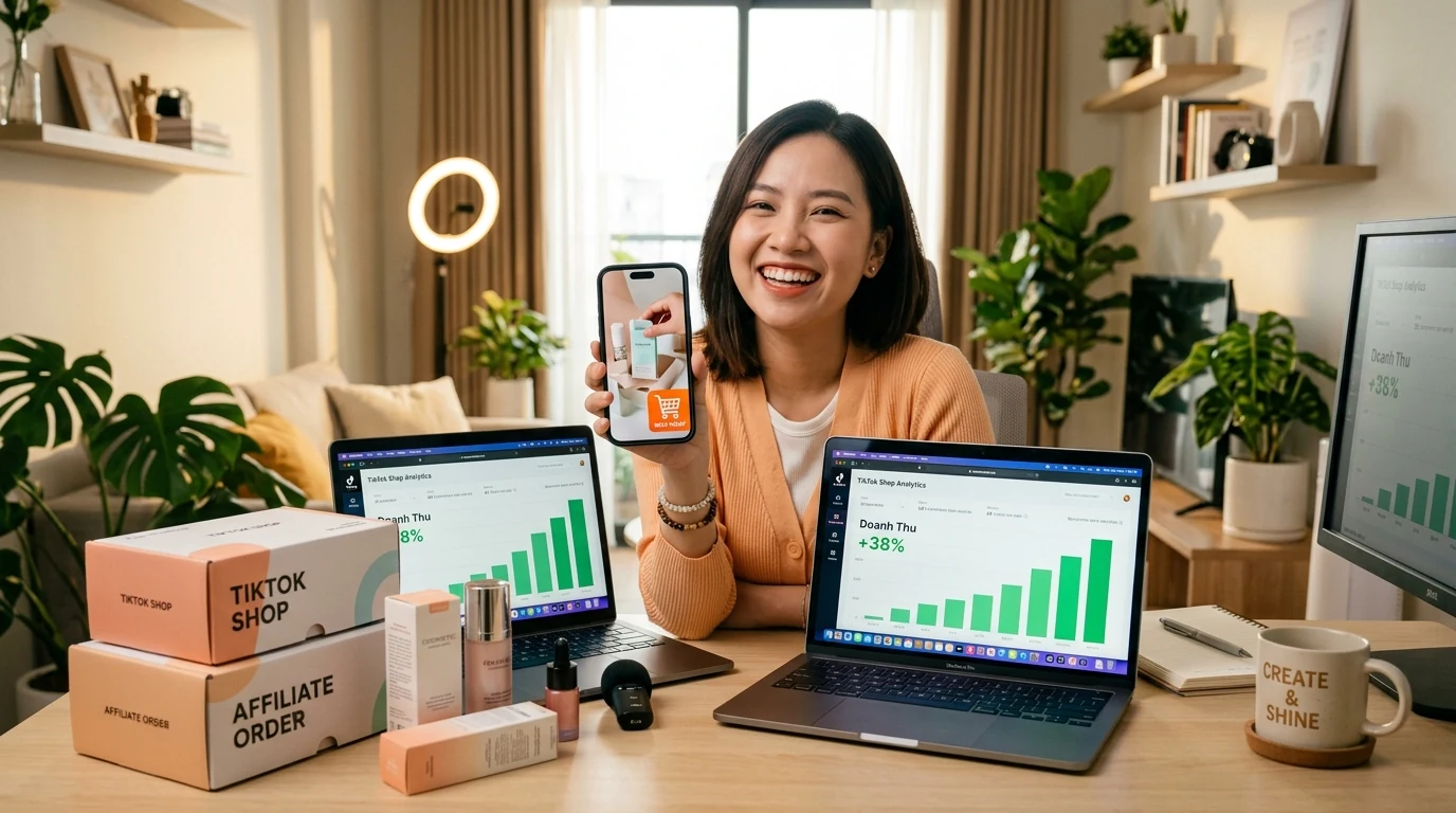 Tự động gắn link giỏ hàng Shopee Affiliate và ghim bình luận chuyển đổi đơn hàng