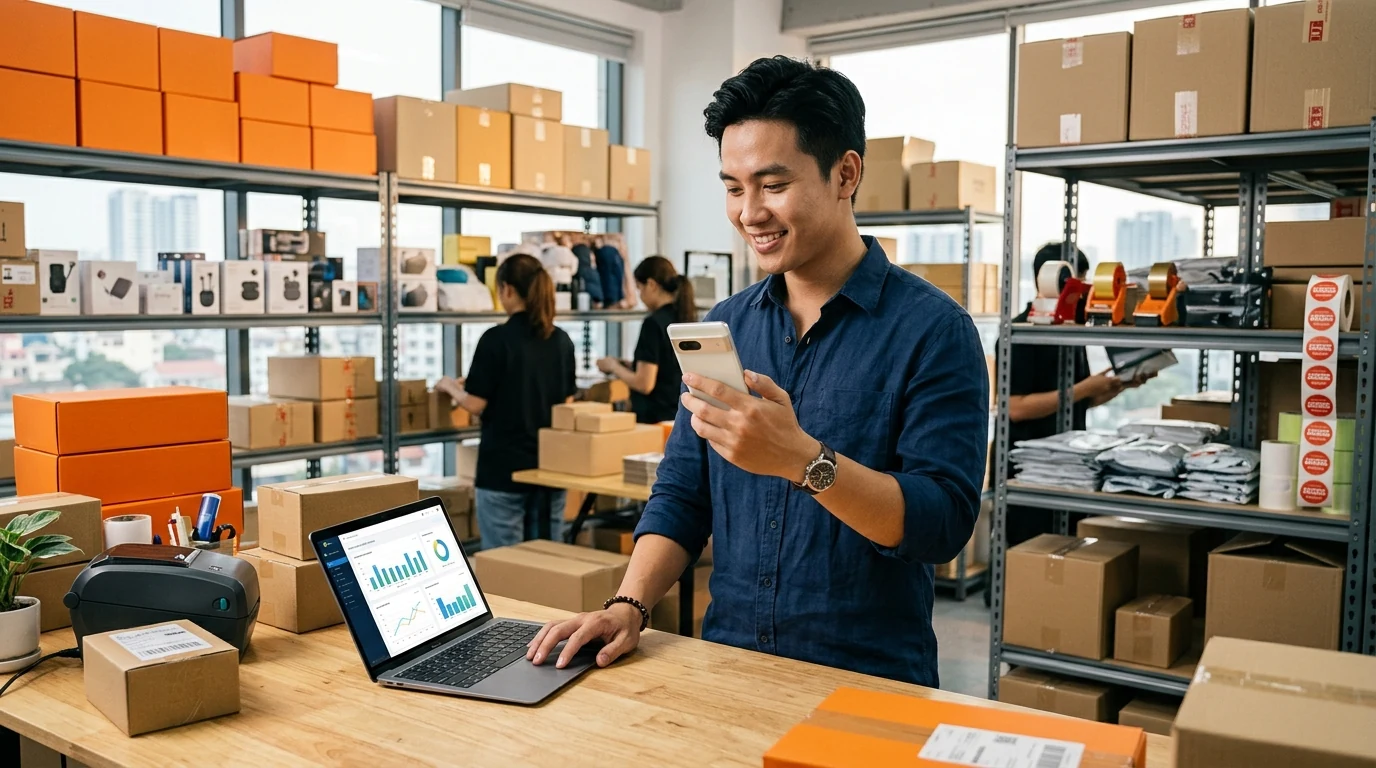 Chủ Shop E-commerce, Dịch Vụ & Nhà Bán Hàng Đa Kênh